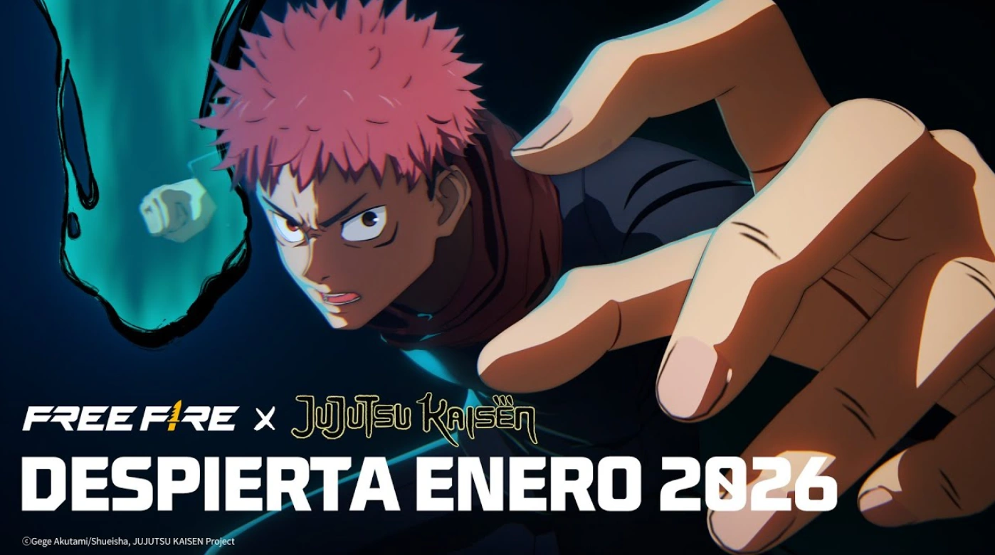 Colaboración de Free Fire con Jujutsu Kaisen